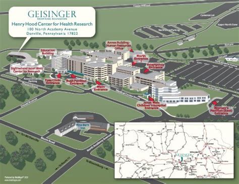 map of geisinger danville